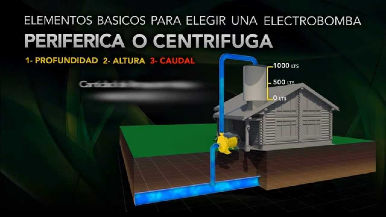 electro bombas perifericas centrifugas conecciones - video practico.