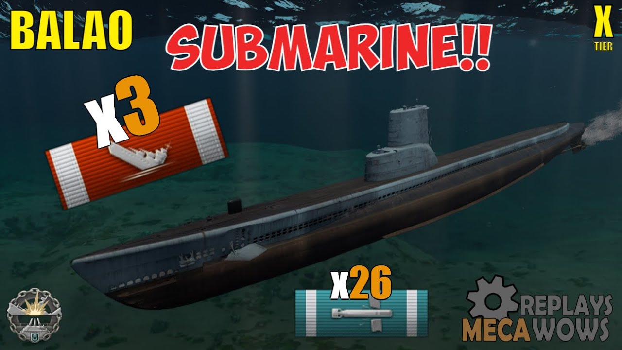 Submarine Balao 3 Kills & 214k Damage | World of Warships Gameplay