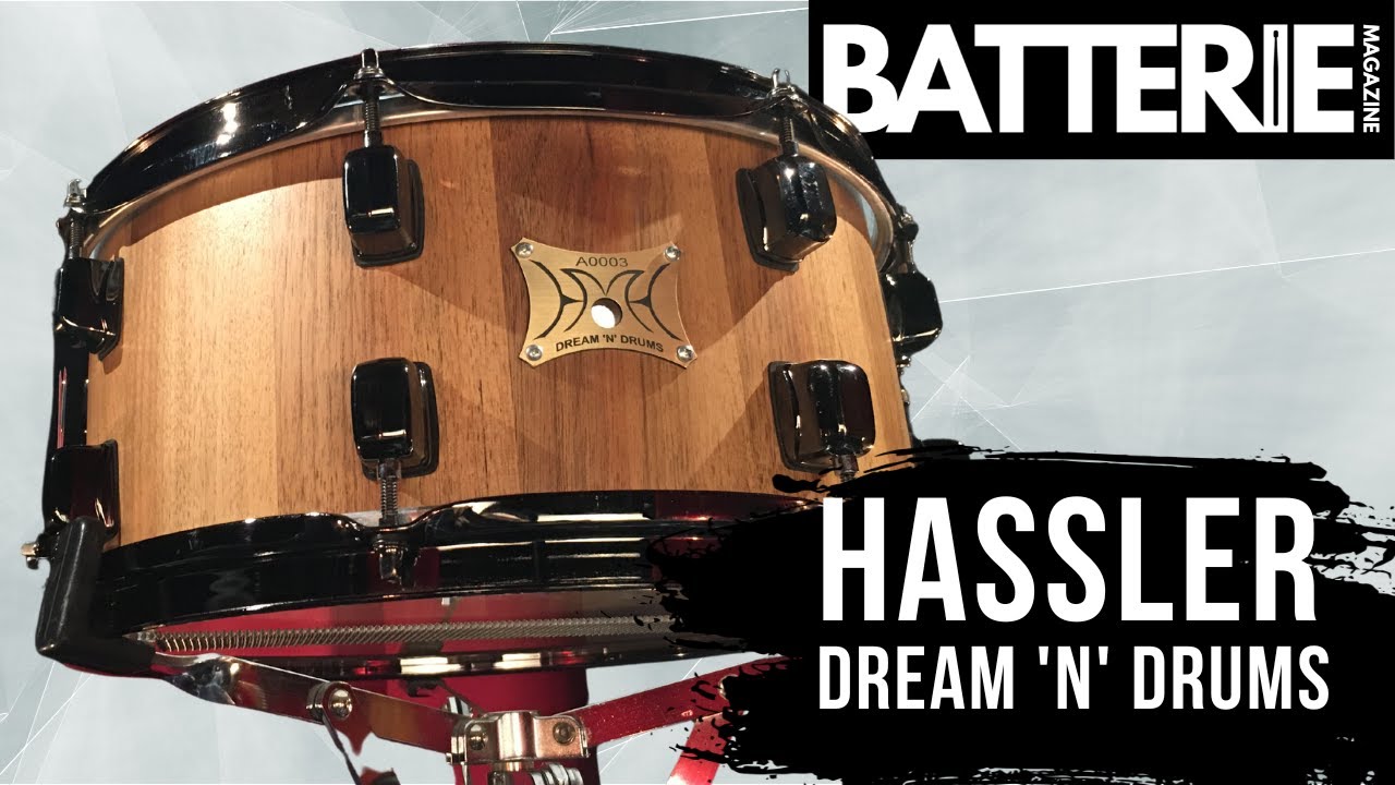 HASSLER - DREAM 'N' DRUMS - Noyer noir américain 14’’ x 6,5’’ - Demo | Batterie Magazine # 210