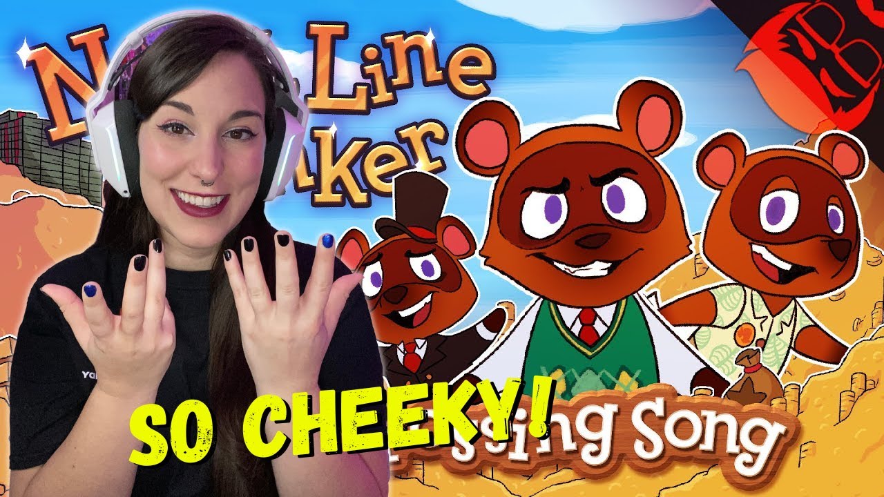 SO CHEEKY! | NOOK LINE & SINKER | Animal Crossing: New Horizons Song | REACTION