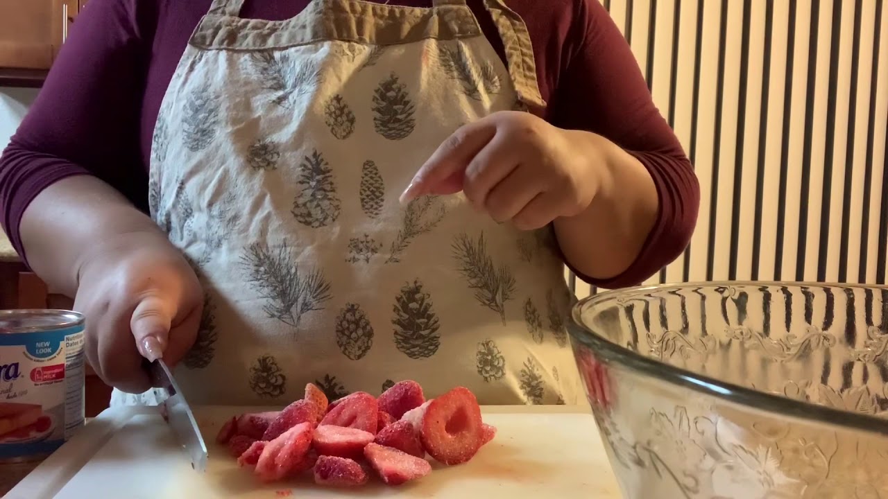 Fresas 🍓 con crema congeladas