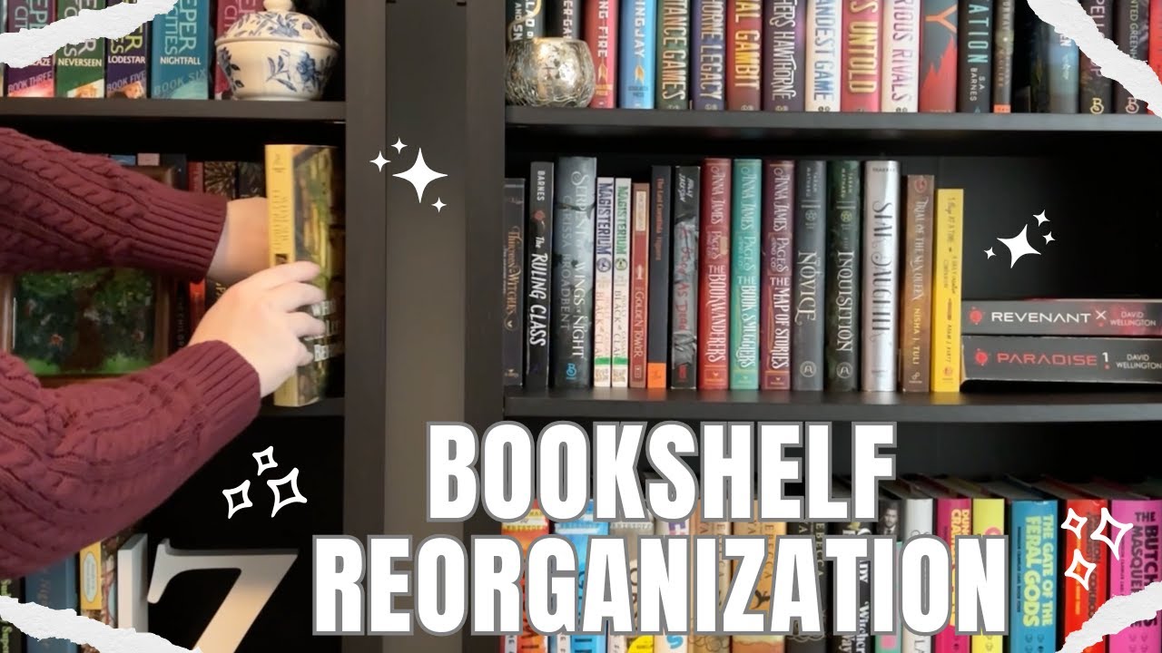 Reorganizing My Bookshelves | New Year New Books