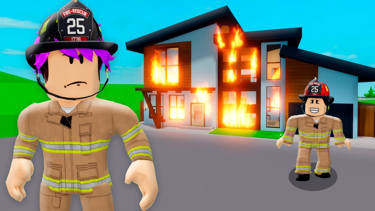 I BECAME A FIREFIGHTER IN BROOKHAVEN RP