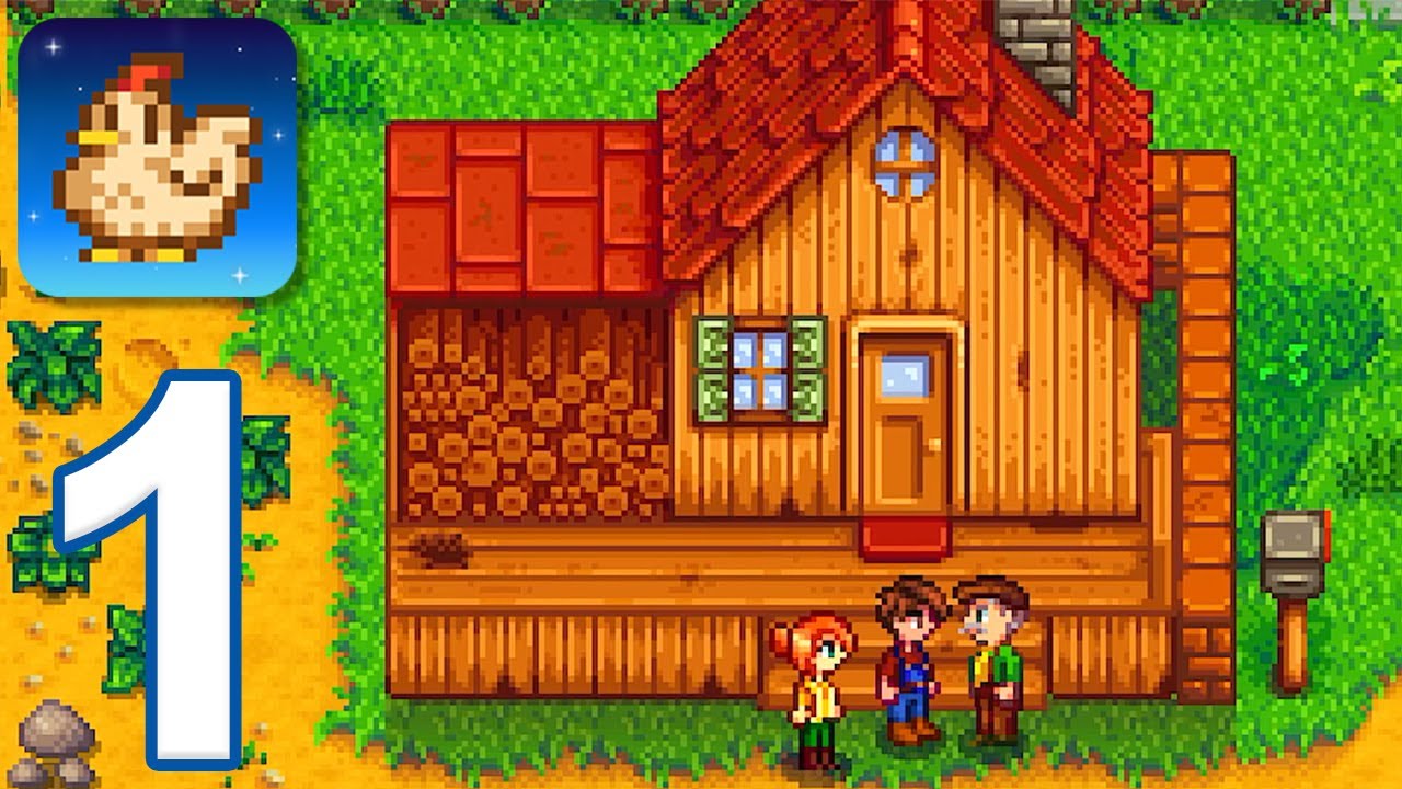 Stardew Valley Mobile - Gameplay Walkthrough Part 1 - Intro and Tutorial (iOS, Android)