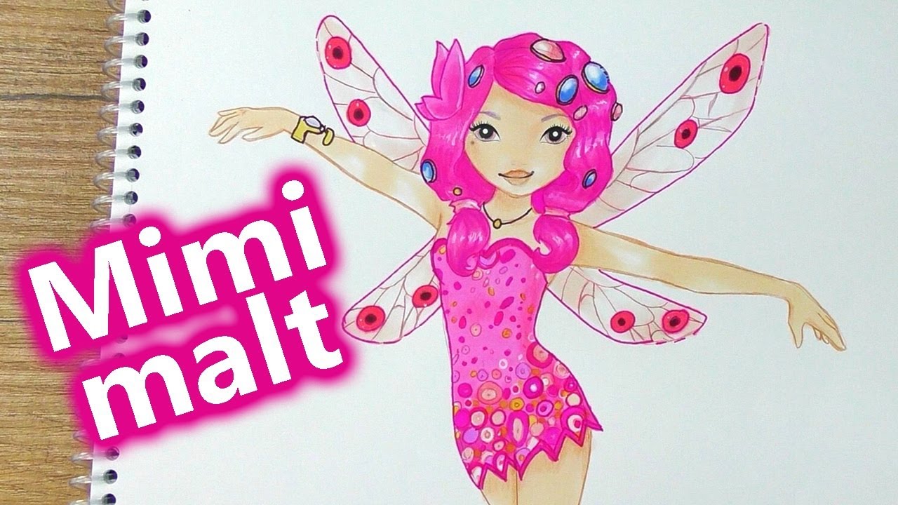 Mia and Me malen deutsch | Mimi malt im Topmodel Malbuch | Abenteuer in Centopia | Kids Club
