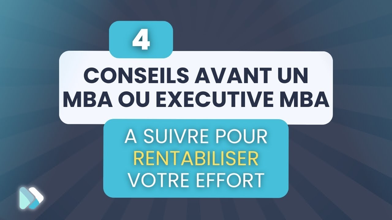 (Executive) MBA! - 4 conseils pour en faire une réussite