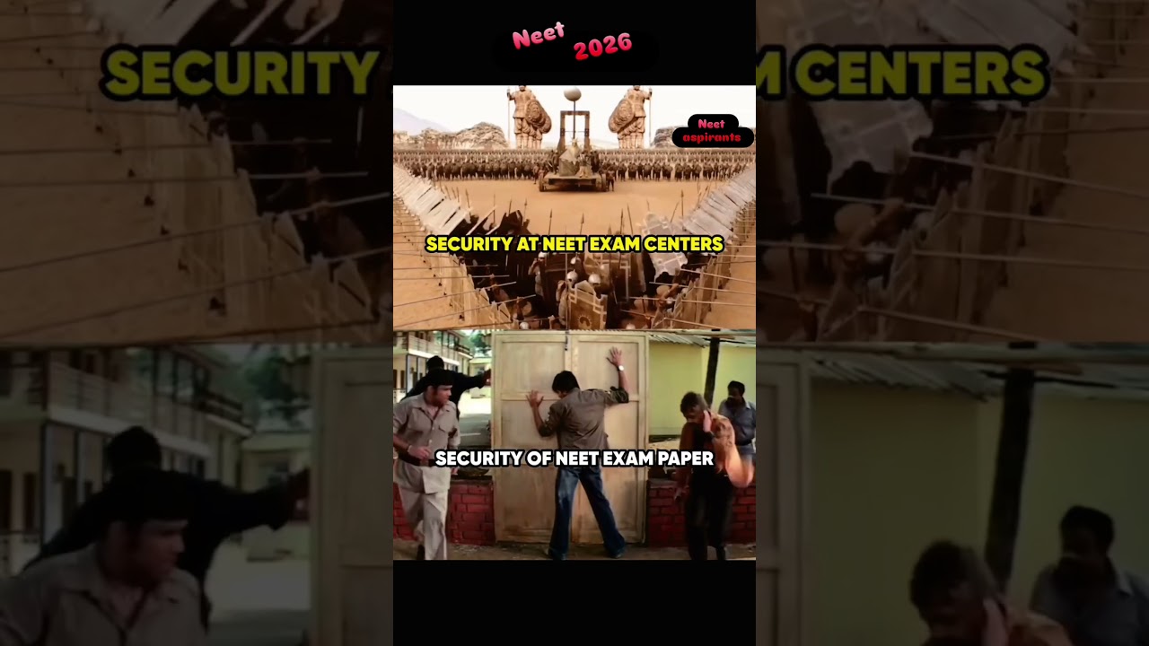Neet paper security vs Neet exam centre security #neet2026 #neetaspirents #viral #neetexam