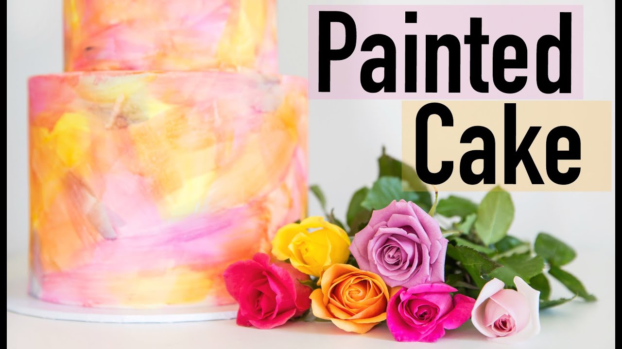 CAKE TREND ~ Painted Cake - CAKE STYLE