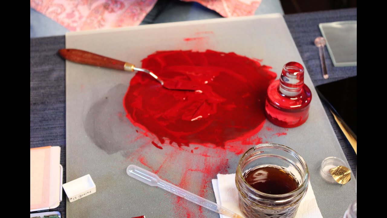 Ancient Earth Pigments Three-In-One Pigment Mixing Demonstration