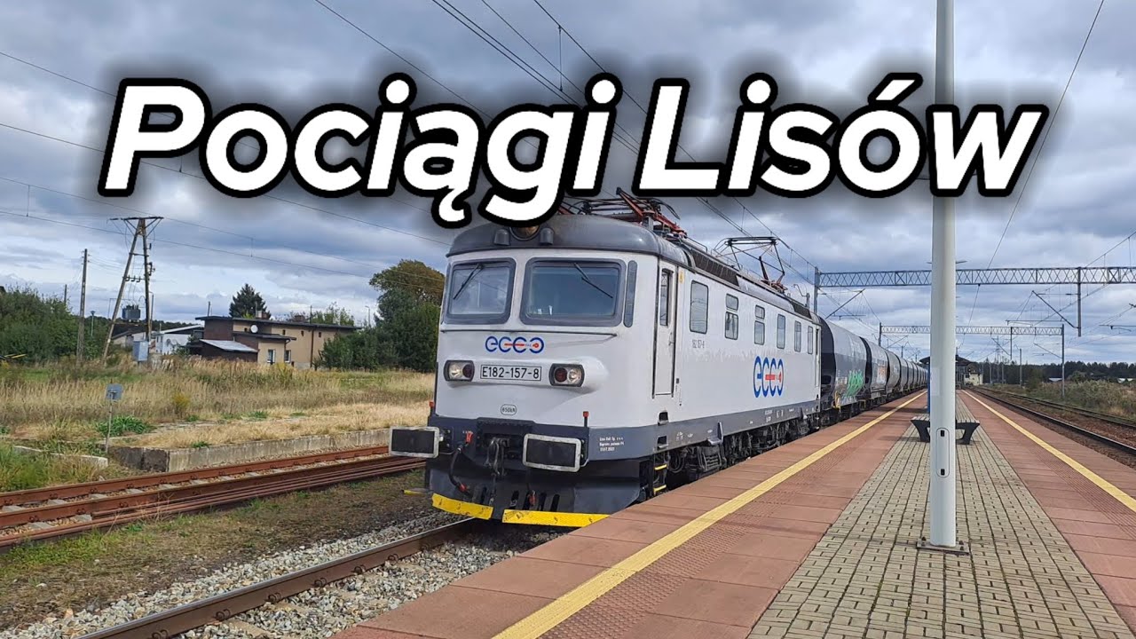 Pociągi w Lisowie. Z Dnia 28.09.2024r.