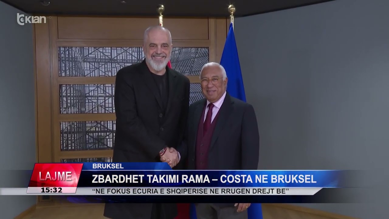 Tv Klan - Zbardhet takimi Rama - Costa në Bruksel
