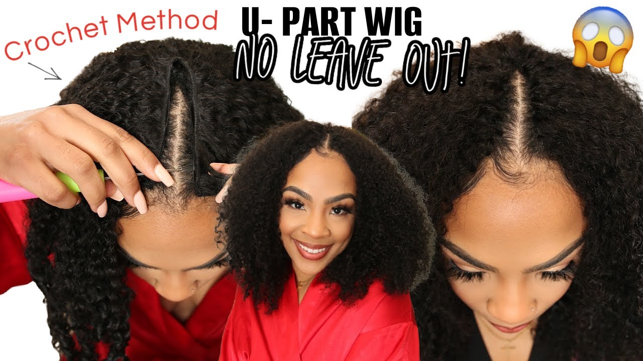 😳VIRAL CROCHET BRAID METHOD on a V Part WIG🔥NO LEAVE OUT AT ALL! 😱 *WOW* Hergivenhair