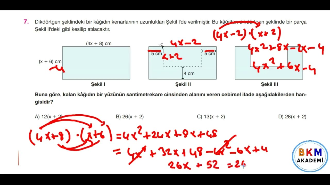 2025-2026 8. Sınıf LGS 18. Deneme, IQ Gölge 2023, Matematik