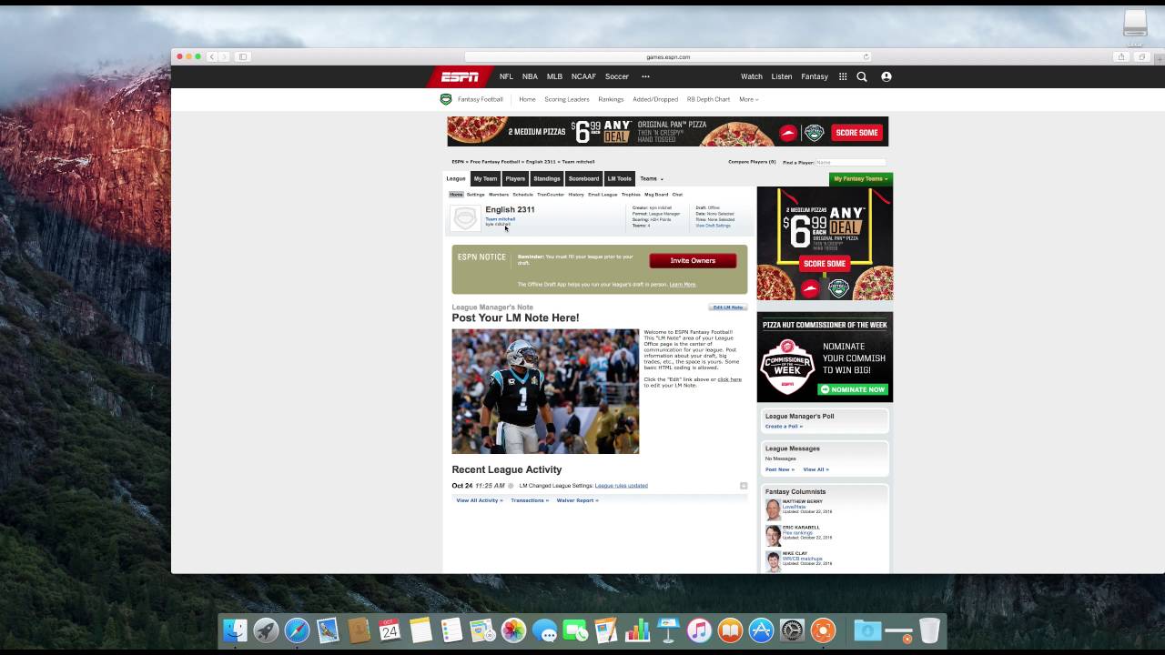 How to Play ESPN Fantasy Football
