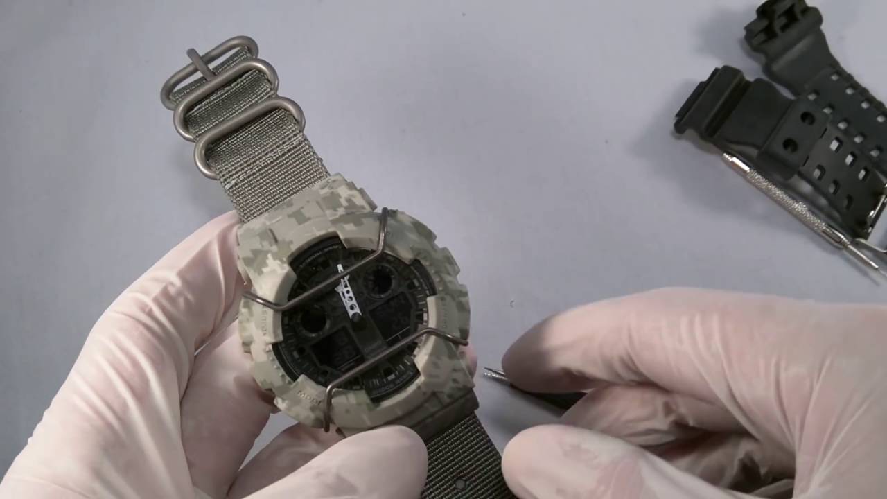 Как заменить безель и ремешок на часах Casio GShock GA100 #jaysandkays