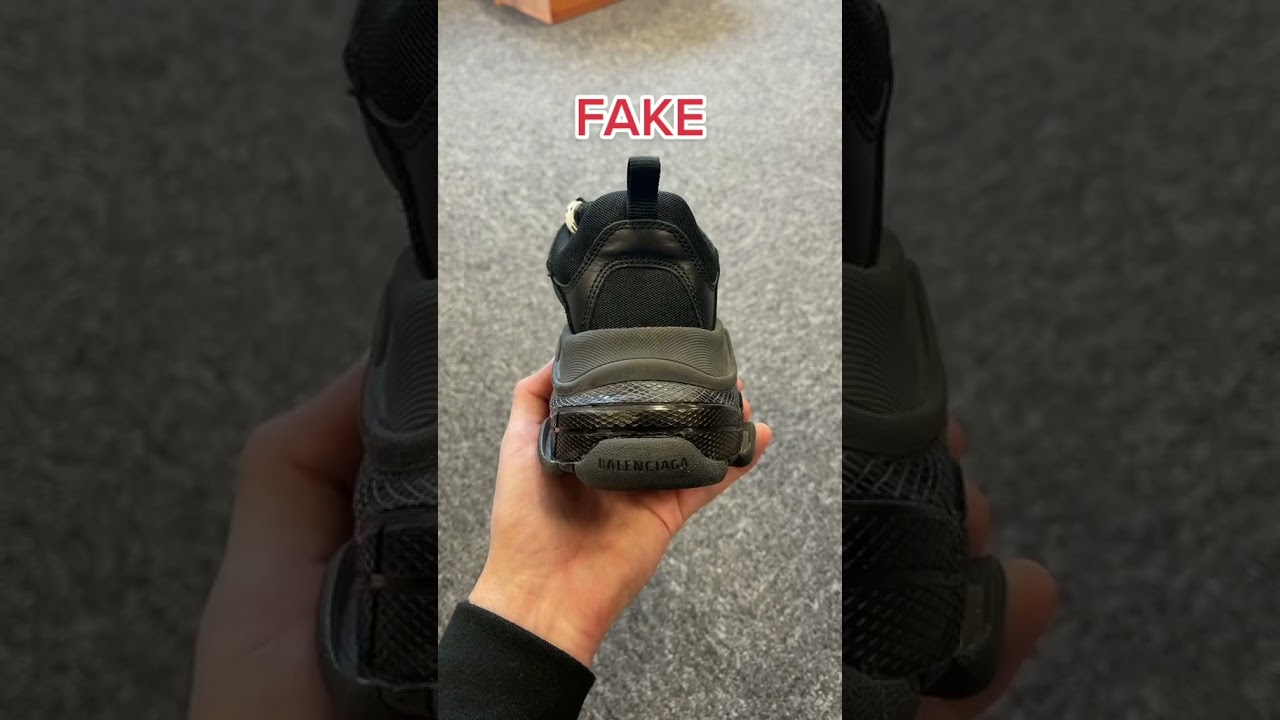 Real vs Fake Balenciaga Triple S