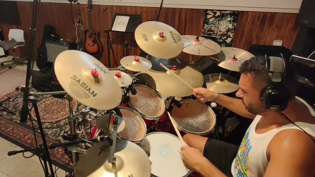 Hearts on fire (Rocky 4 soundtrack)  - Drum cover by Andrea Mattia
