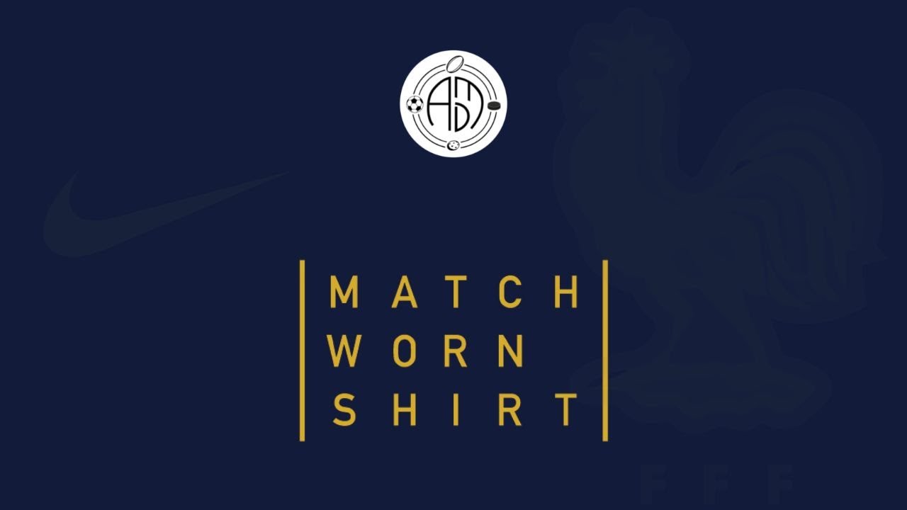 🎁 UNBOXING ⚽ J'achète un MAILLOT porté venu de MATCH WORN SHIRT 🇫🇷 ⚽