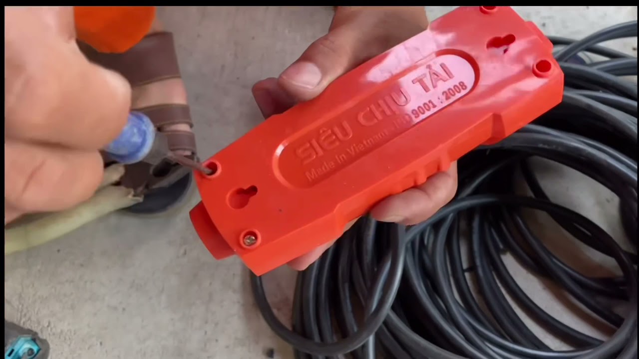 Cách đấu dây vào phích cắm và ổ cắm siêu chịu tải🔌🔌🪢🪢