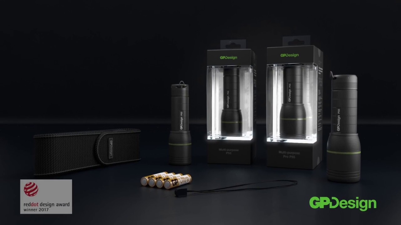 GP Design Beam - P55 Atlas flashlight