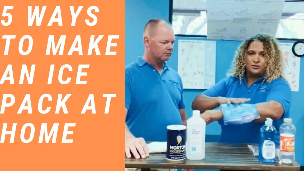 Ice Packs. How to make your own ice packs at home
