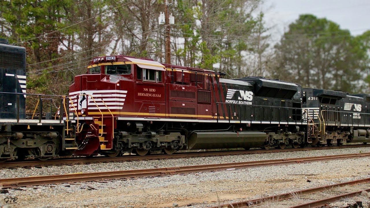 NS 1230 (OCS) "Birmingham" Trails Second Out On 24A Through Macon, GA
