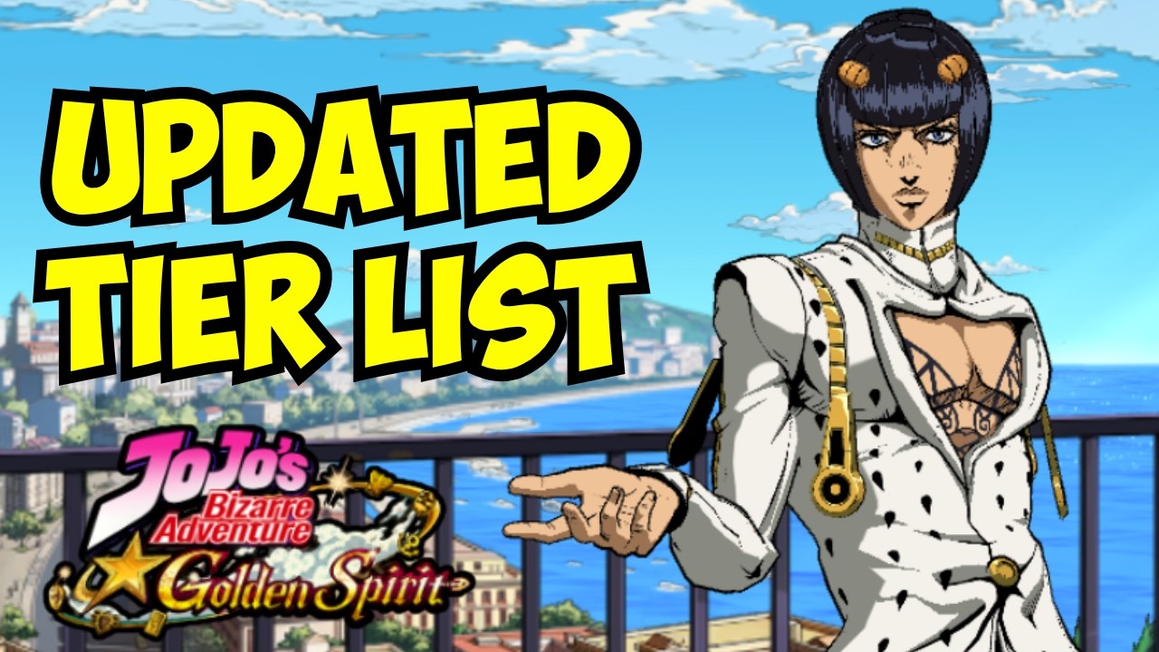 My Updated Launch Tier List for JoJo Golden Spirit