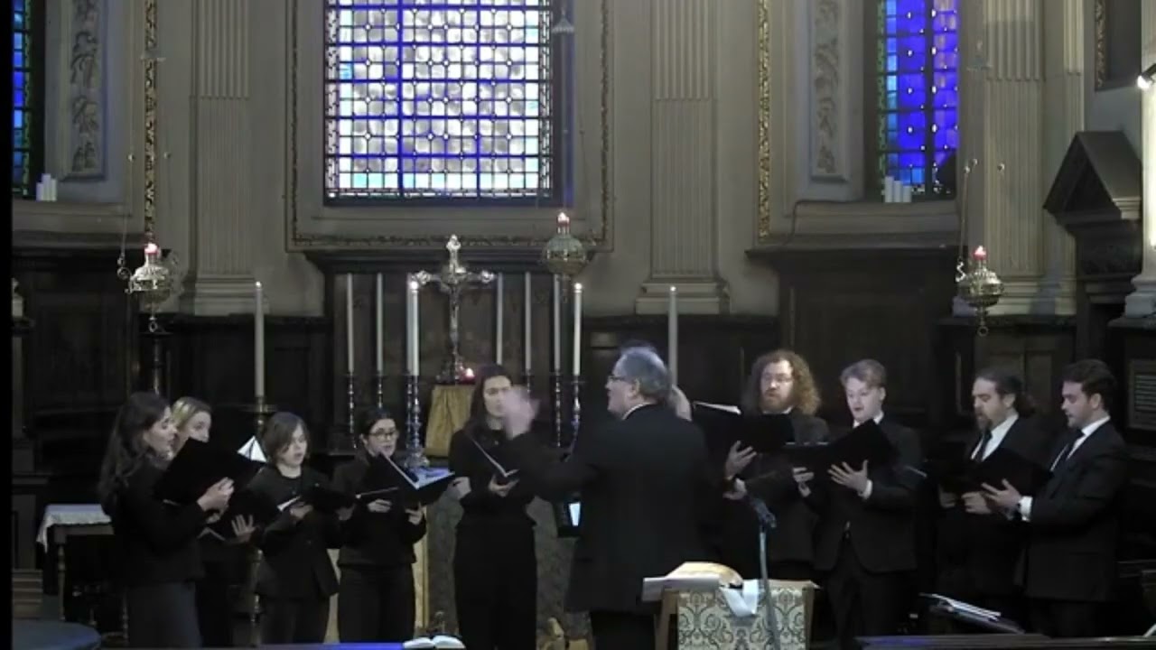 Choral Evensong, St Mary le Strand, 1 Feb 2026, scholars of the Christopher Wood Choral Foundation