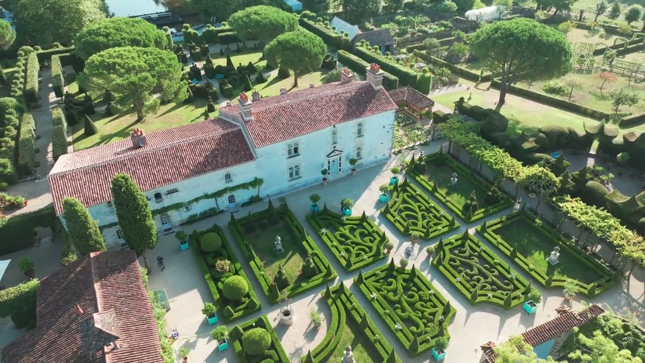 Les Jardins de William Christie, vus du ciel