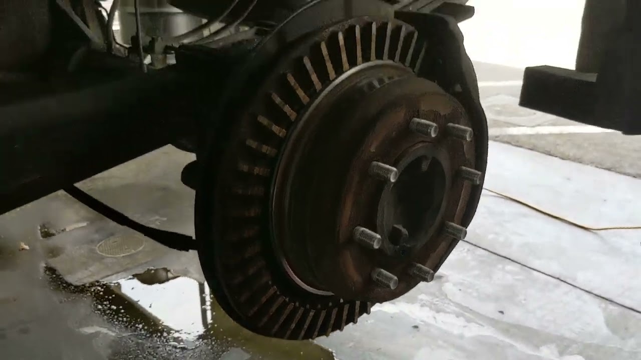 Grinding Truck Brakes - Worst Ever?  No Brake Rotor left