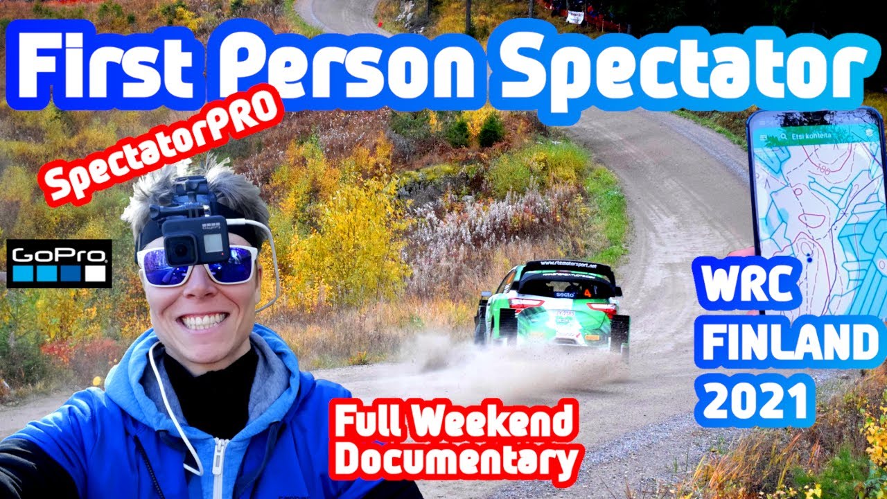 First Person Spectator | WRC Finland 2021 | SpectatorPRO
