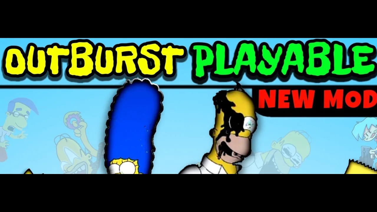 Friday Night Funkin' VS Darkness Takeover Outburst Fan Chart | Pibby Simpsons Glitch (FNF/Pibby/New)