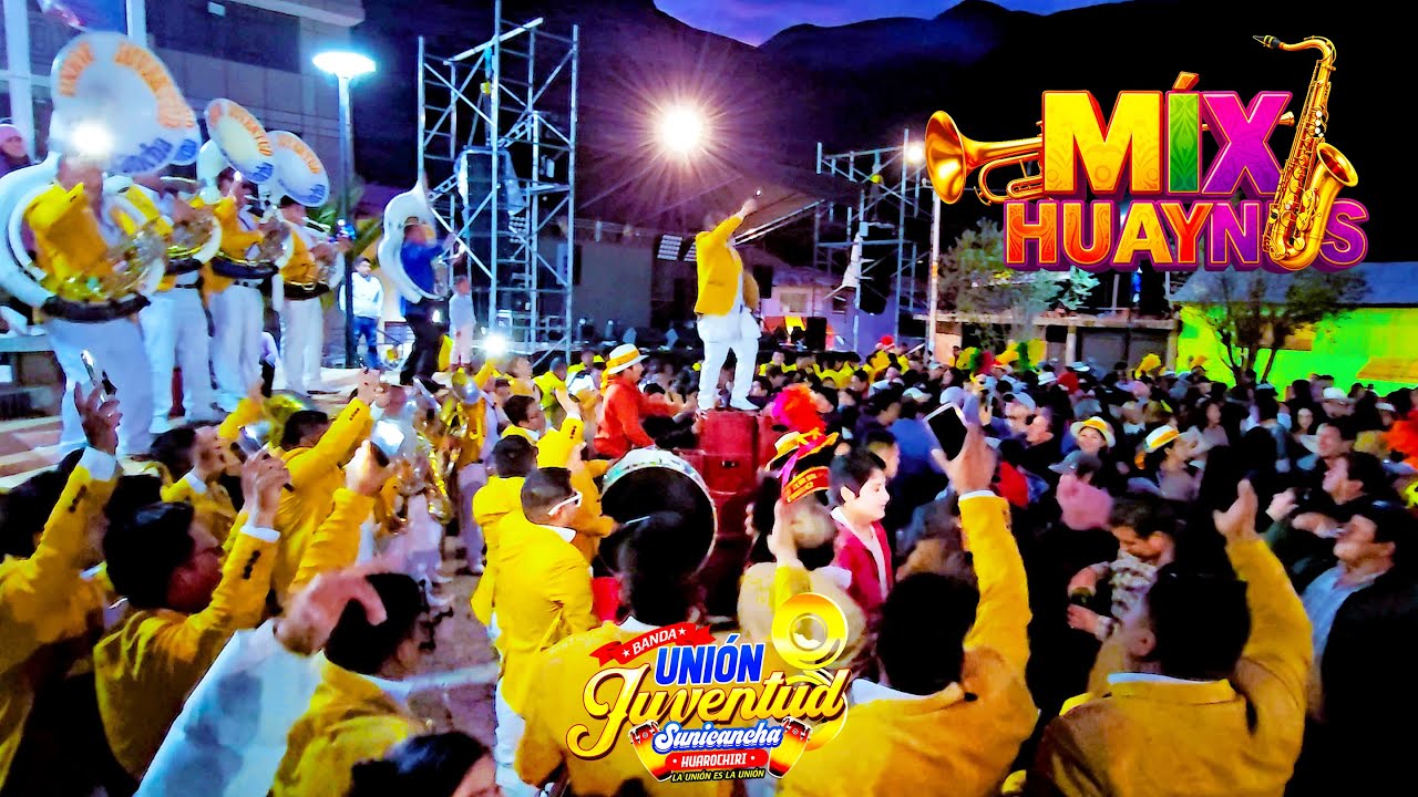 Mix Huaynos en Moya - Banda Uni&oacute;n Juventud Sunicancha