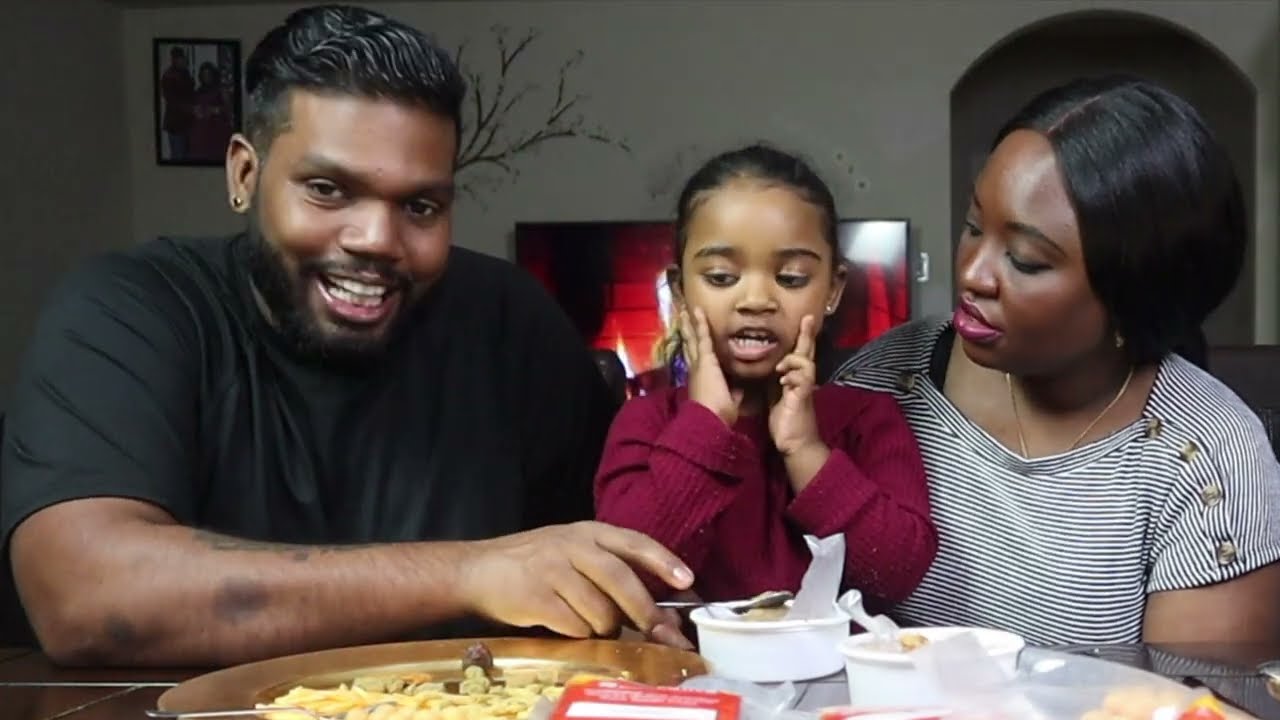 TRYING My Childhood  Snacks with my wife and kids | Blindian Couple l Ram and Pie