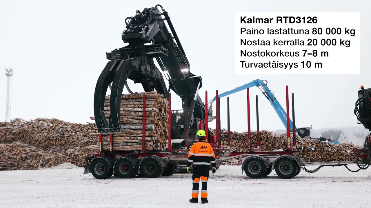 Kurottaja - Yhdellä otolla 20 tonnia puuta