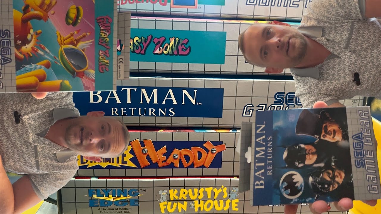 Middle Aged Man Snipes Retro Game Cardboard on EBay