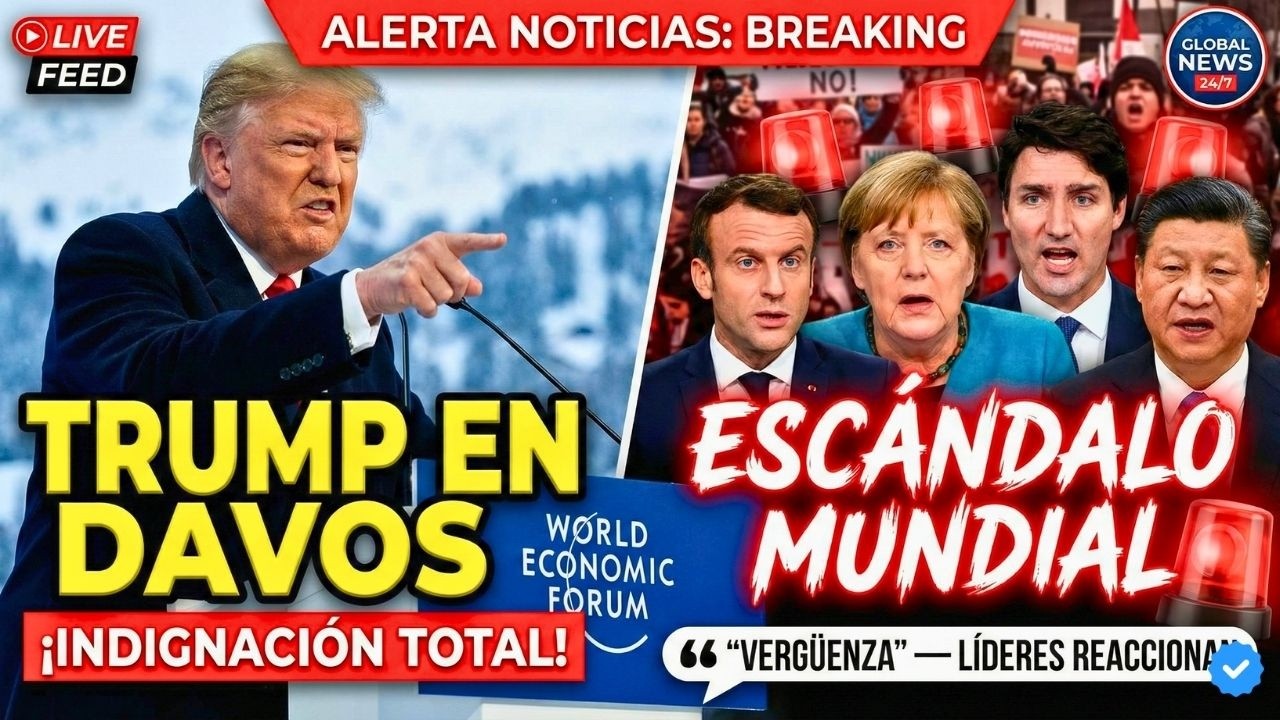 🚨ÚLTIMA HORA: Líderes DESTROZAN Discurso de Trump en Davos — 