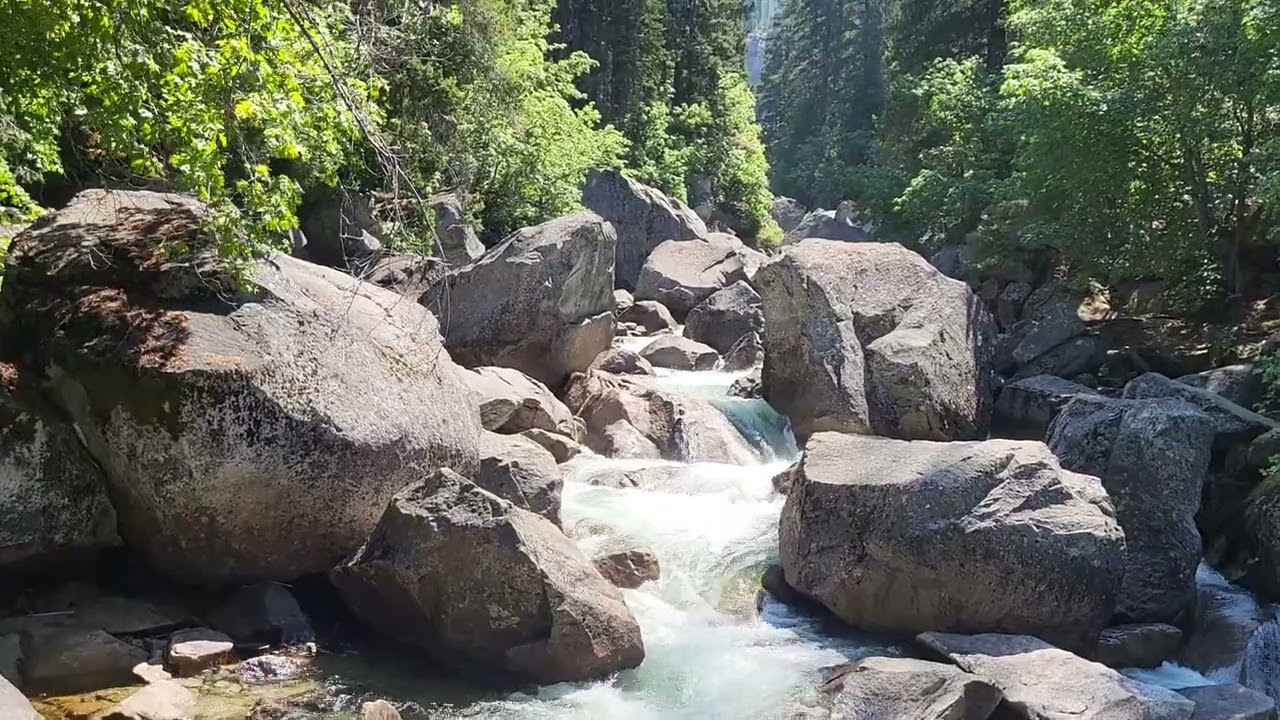 Merced River With Rocks