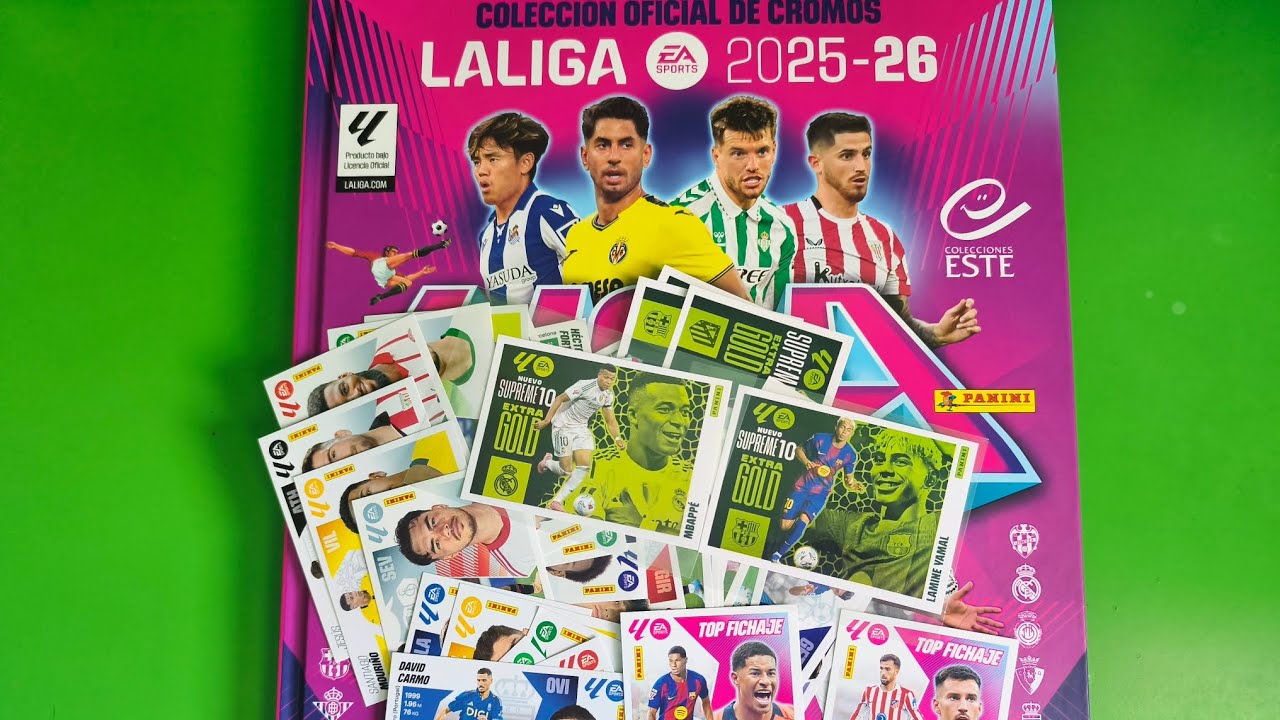 COMPLETO 100% EL &Aacute;LBUM DE LA LIGA //LIGA ESTE 2025-26// (#football )