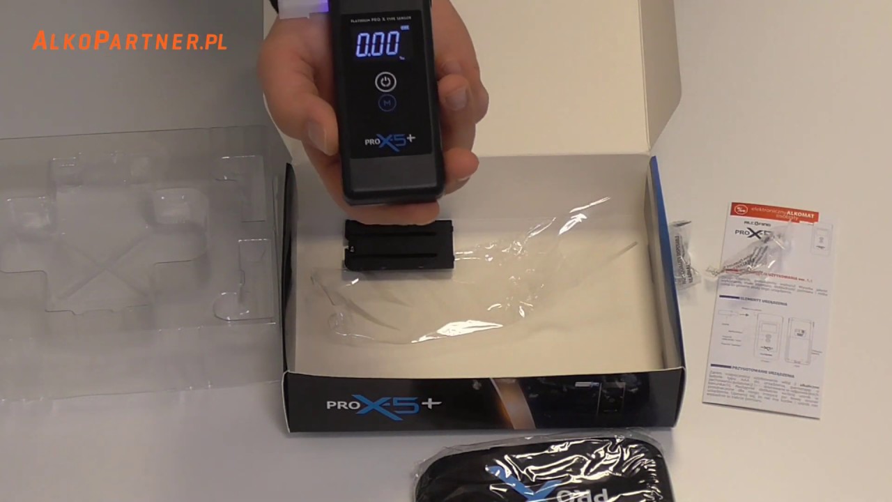 Alkomat Pro X-5+ Alcofind - Prezentacja