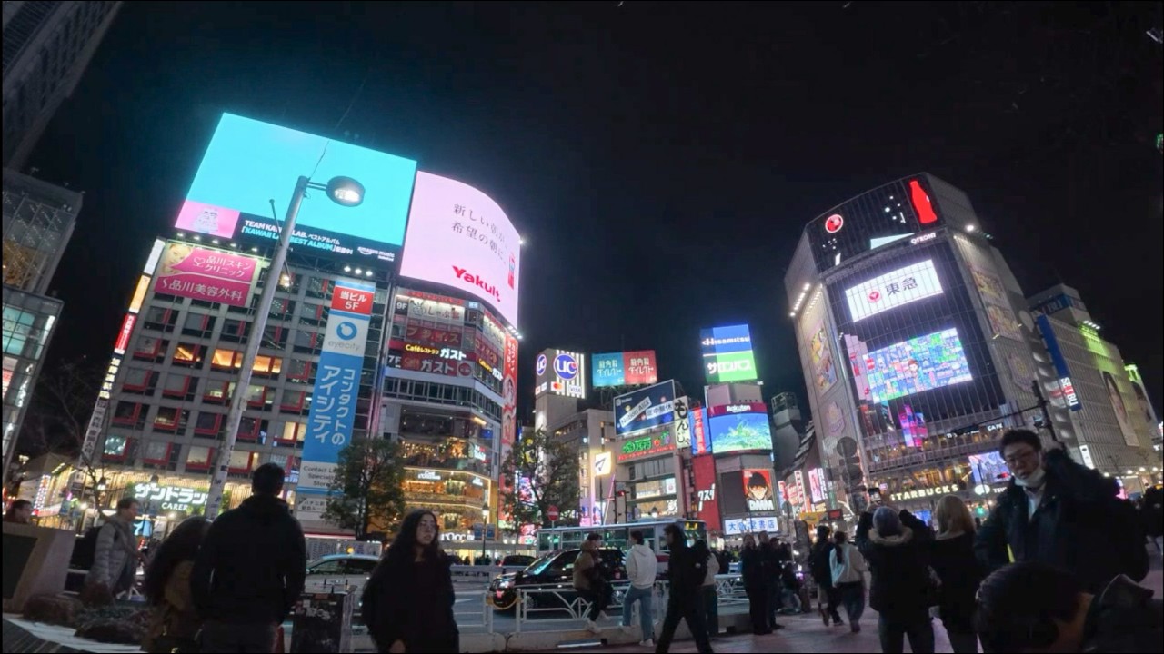 Walking Through Shibuya Tokyo