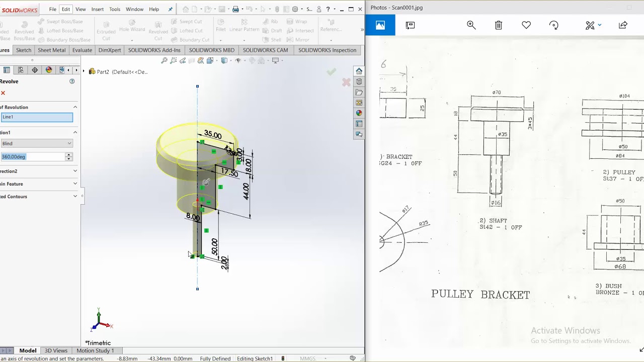 Pulley Bracket Assembly Tutorial part2