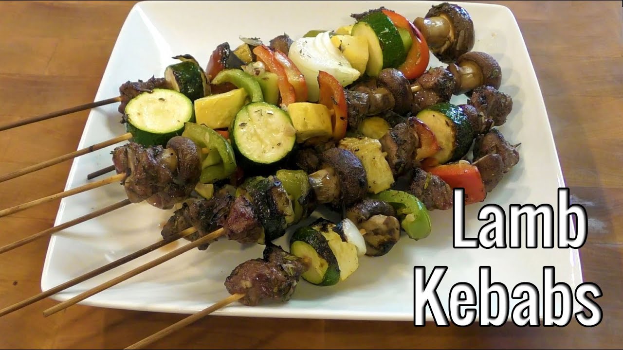 grilled lamb kebabs