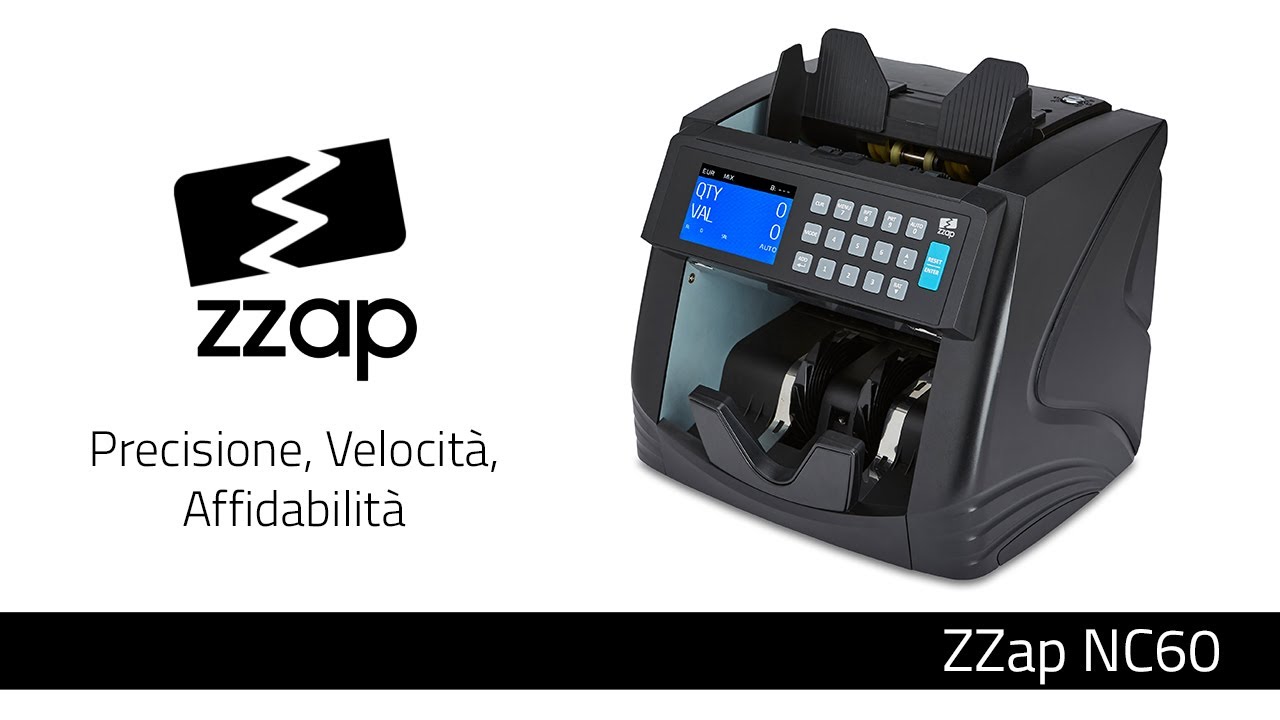 Il Contabanconote ZZap NC60 – Conteggio del Denaro Veloce e Preciso ✅ | IT