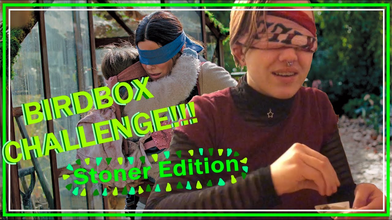 Rolling A Joint BLINDFOLDED!!! - BirdBox Challenge