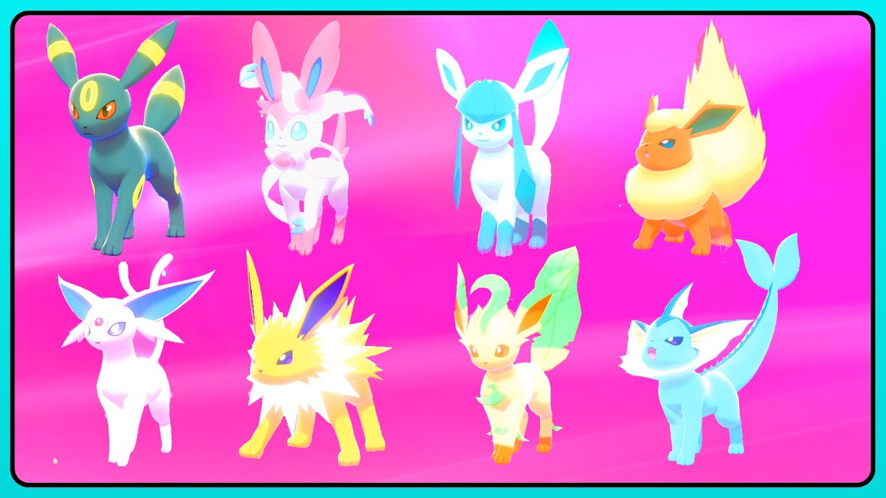 Toutes les évolutions d’Évoli dans Pokémon Épée & Bouclier ! (Tuto FR)
