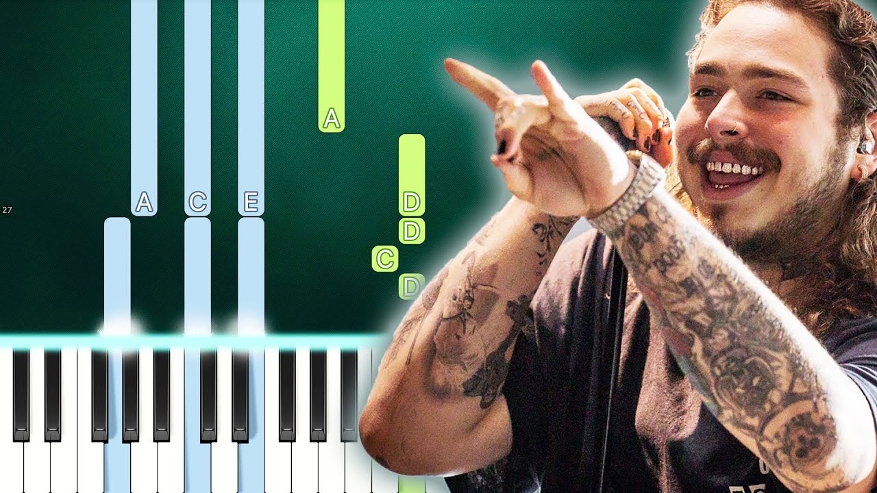 Post Malone - Allergic (Piano Tutorial) By MUSICHELP
