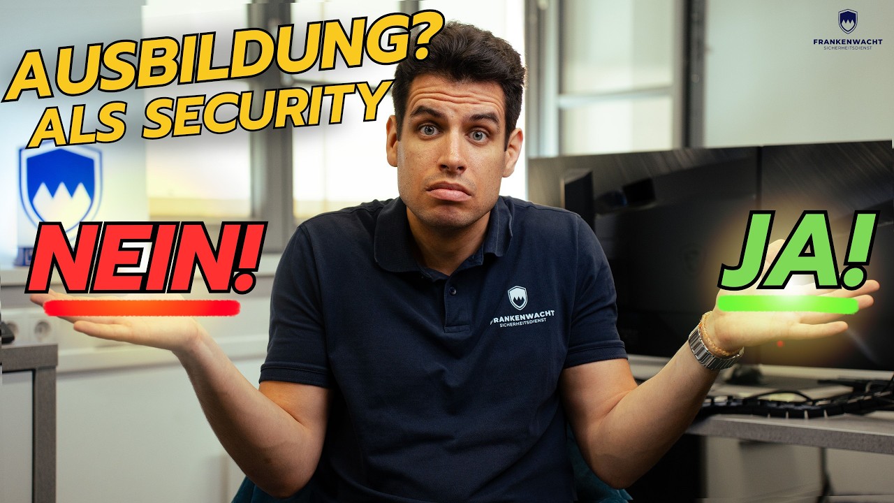 Ausbildung im Sicherheitsdienst? Das solltest du wissen! 🤔💭 #security
