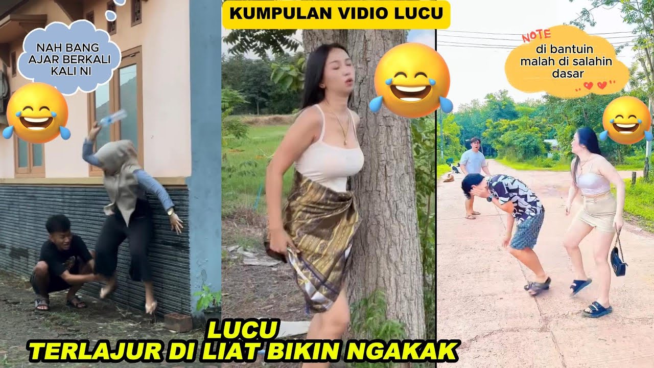 HIBURAN KOMEDI LUCU TERLANJUR DI LIAT BIKIN NGAKAK !!! KUMPULAN VIDIO GOKIL