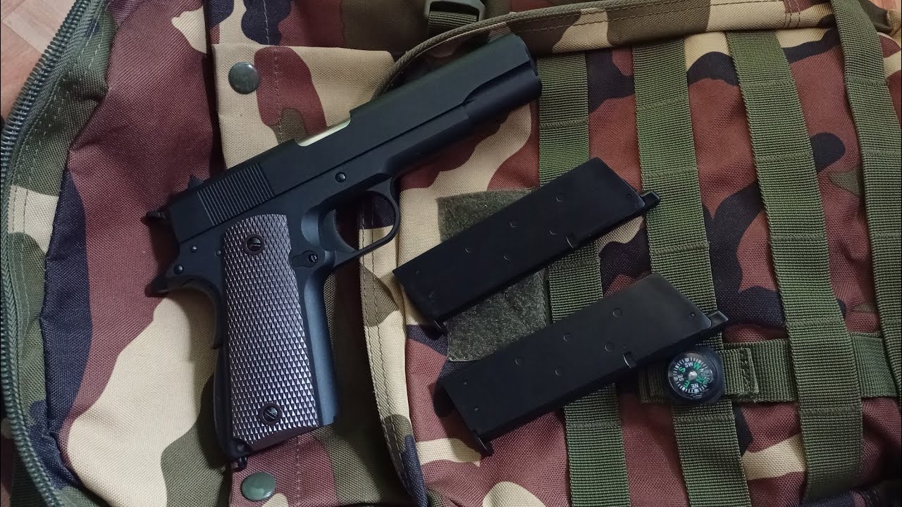 WE M1911 Gas Blowback airsoft pistol Review (Filipino)